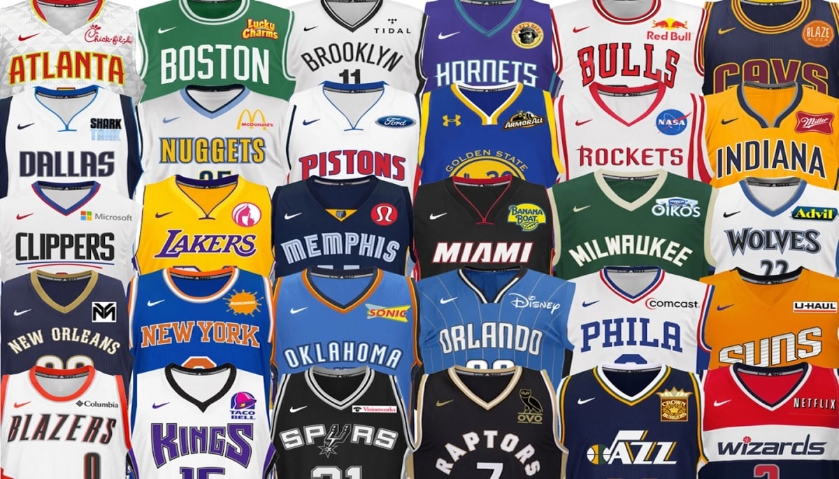 Nba jersey sponsor logo on sale